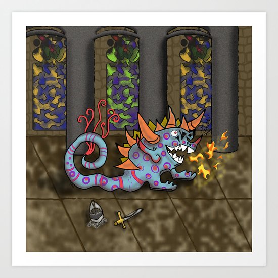 The Doodlethwumpus Art Print