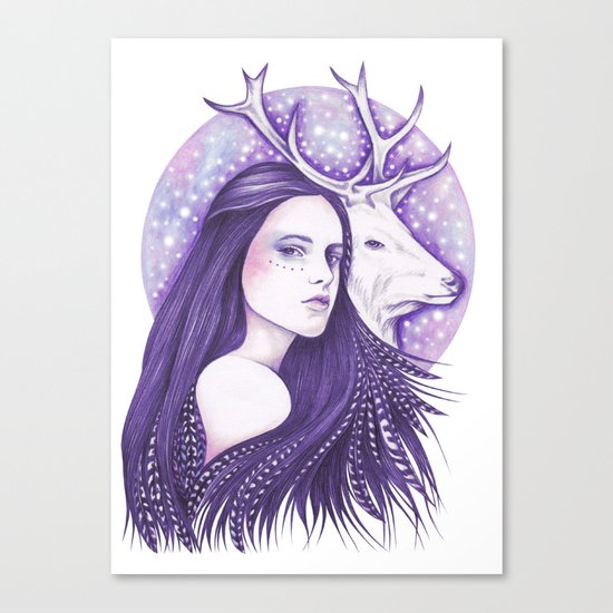 Deer Spirit Canvas Print