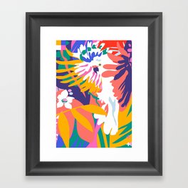 cockatoo tropic shift Framed Art Print