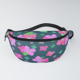 Hydrangea Close-up - Bright pink Fanny Pack