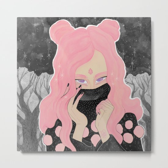 Pink Wicked Metal Print