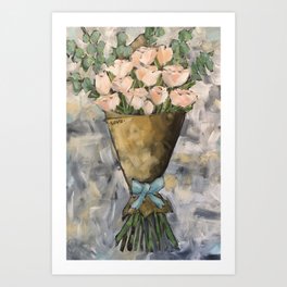 Market Roses Art Print