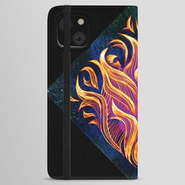 "Inflamed" (on Black) - By Brooke Duckart iPhone Wallet Case