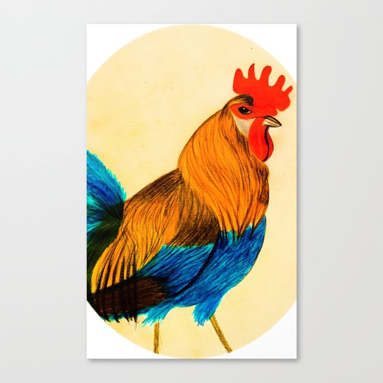 Rooster - Chinese new year 2017 Canvas Print
