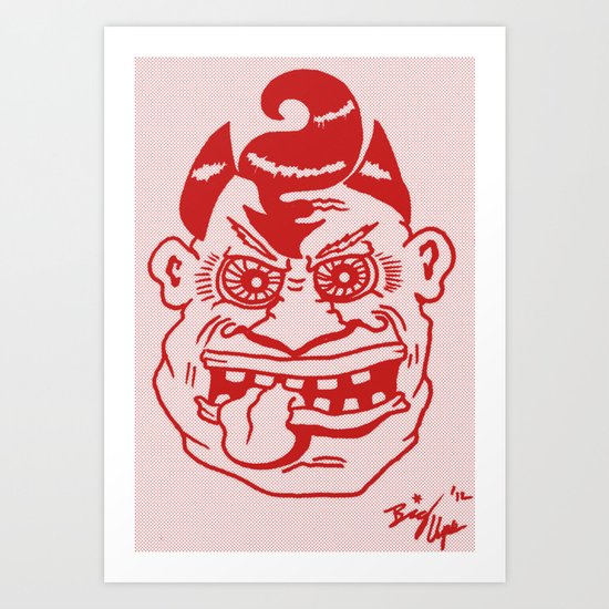 Devilish Dude Art Print