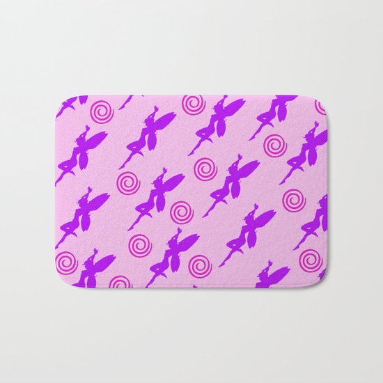 Swirly Fairy Bath Mat