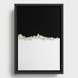 Festive minimalism Framed Canvas