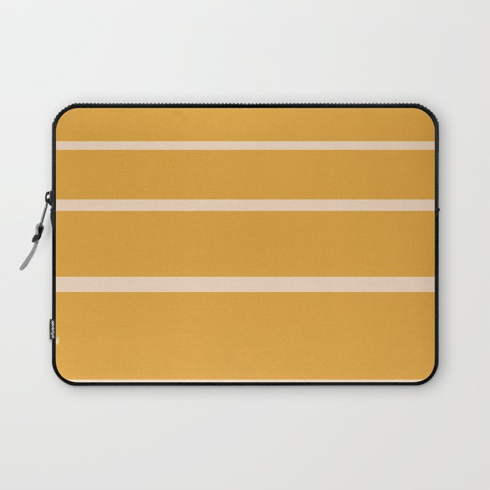 Mod Op Art in Yellow Laptop Sleeve