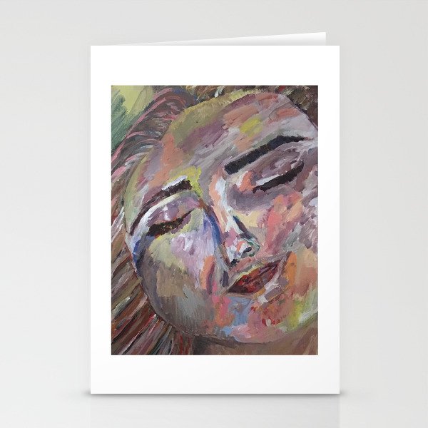 Eyes Closed Stationery Cards