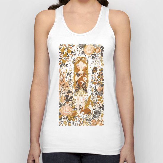 The Queen of Pentacles Unisex Tank Top