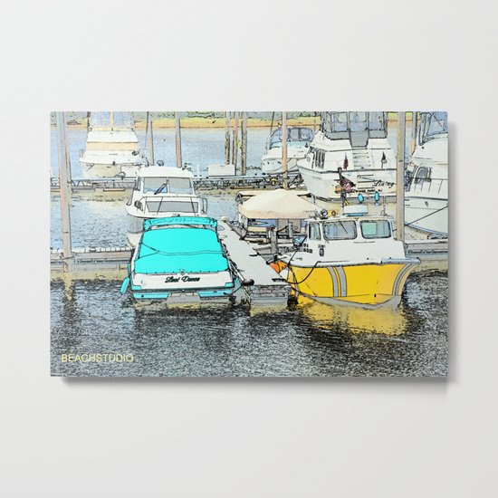 The Boat Dance Metal Print