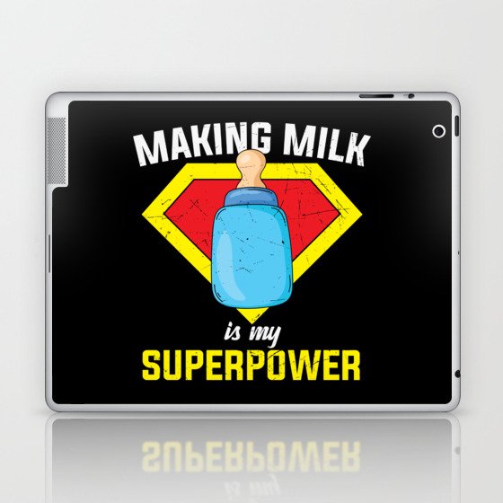 Making milk is my superpower mothersday 2022 Laptop & iPad Skin