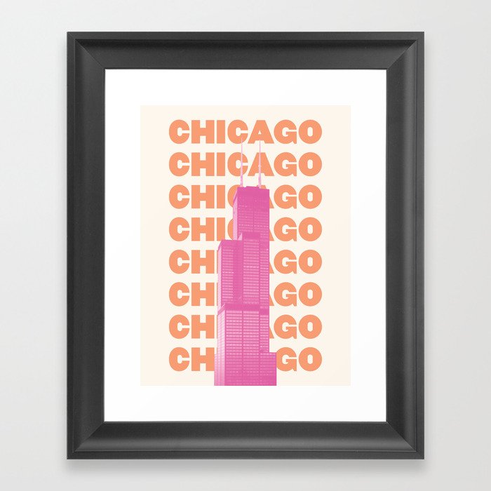 Chicago Willis Tower Framed Art Print