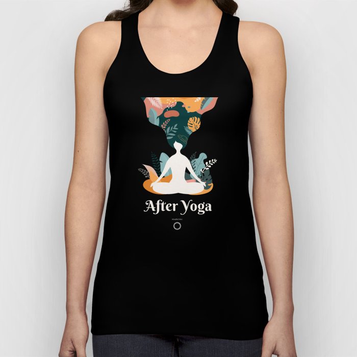 After Yoga white silhouette Tank Top