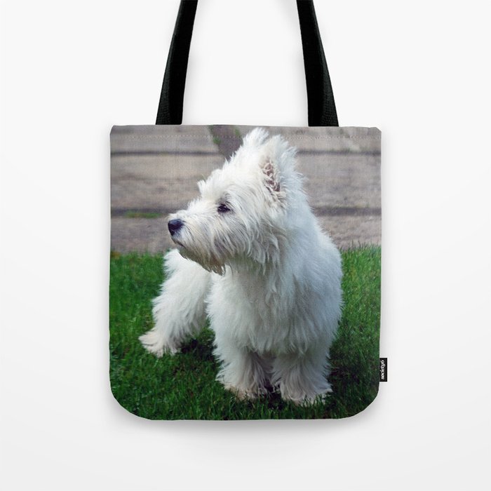 westie tote bag