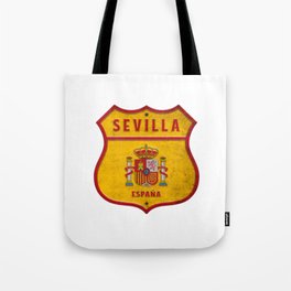 Seville Spain crest design Tote Bag
