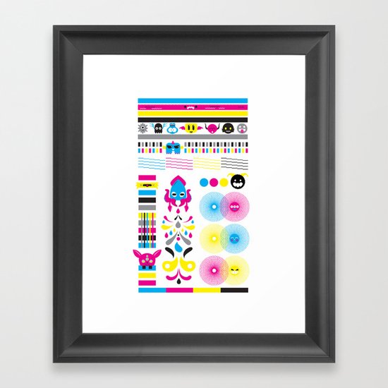 Monsters Ink. Framed Art Print