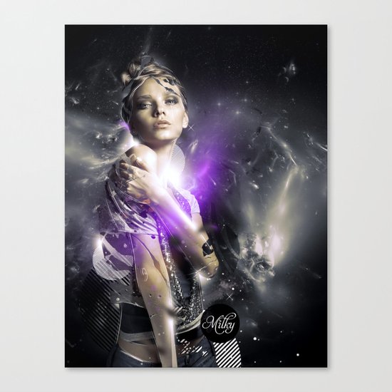 Milky Canvas Print