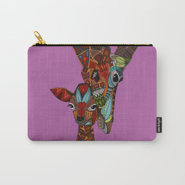 giraffe love orchid Carry-All Pouch