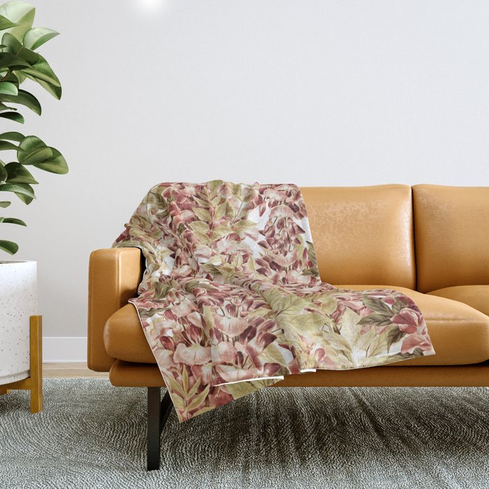 Dusty mauve throw blanket 2025
