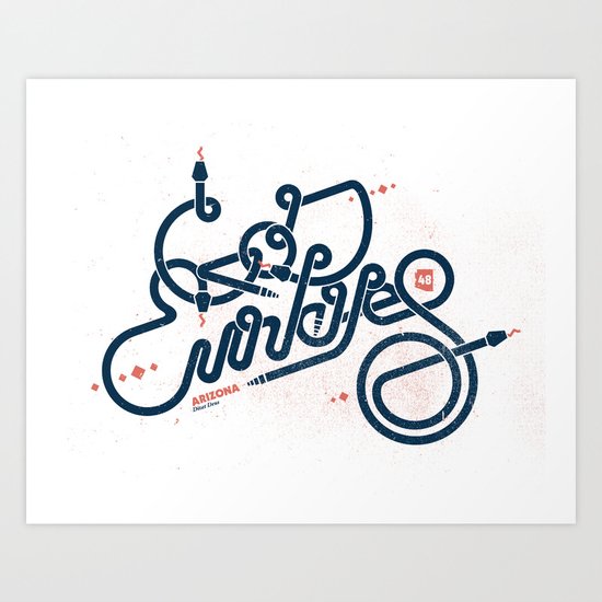 Arizona Art Print
