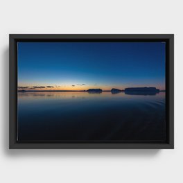 Iceberg Framed Canvas