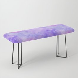 Purple Pink Nebula Painting Bench