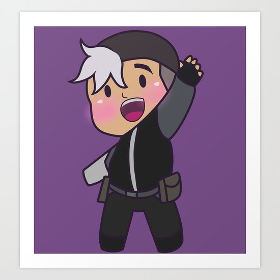 Waving Chibi Art Print By Ryantyler2294 Society6 Deviantart is the world's largest online. waving chibi art print by ryantyler2294