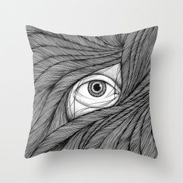 Eye of the storm Throw Pillow