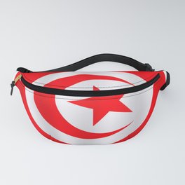 Tunisia flag in 3d Fanny Pack