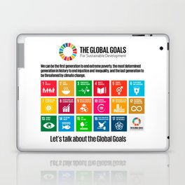 Global Goals Poster Gifts Laptop & iPad Skin