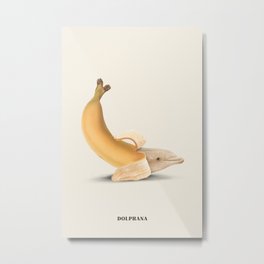 Dolphana Metal Print