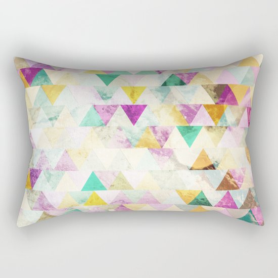 Triangles madness Rectangular Pillow