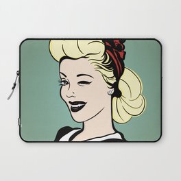 Pin-Up Wink Laptop Sleeve
