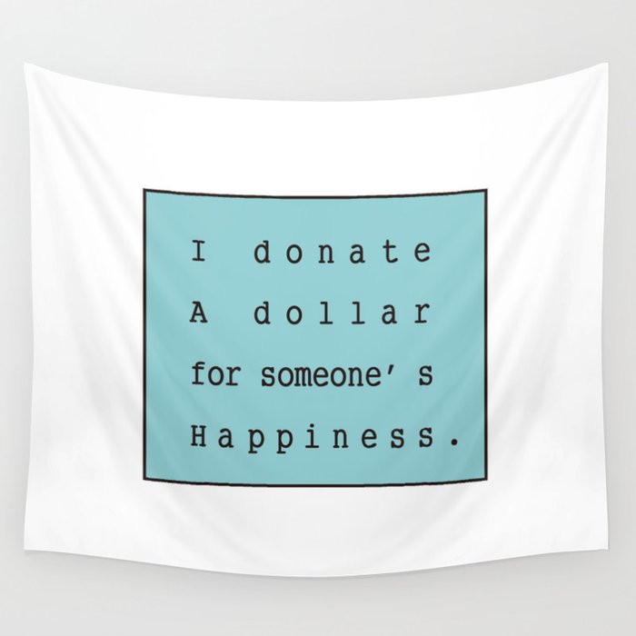 Charity Bags Wall Tapestry