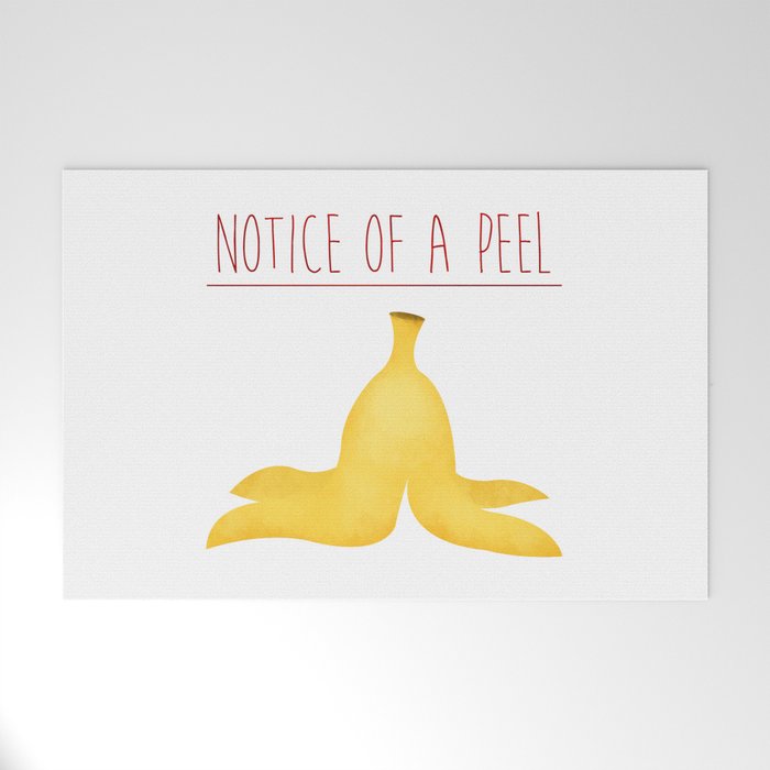 Notice Of A Peel Welcome Mat
