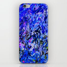 Abstract Colours Collide in Amethyst and Melt iPhone Skin