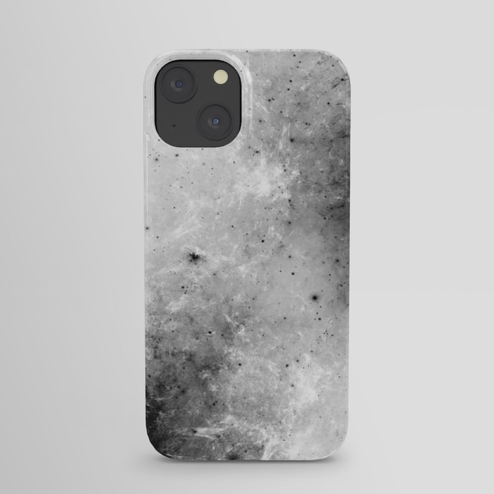 Creeping Black - Abstract black and white iPhone Case