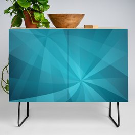 Blue Background Pattern Design Credenza