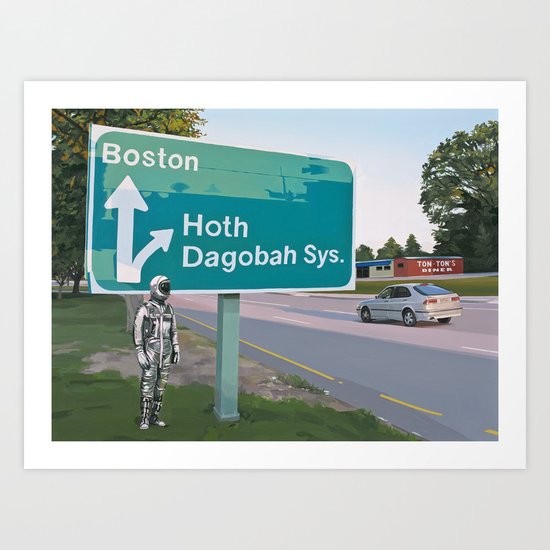 Bear Right for Hoth Art Print