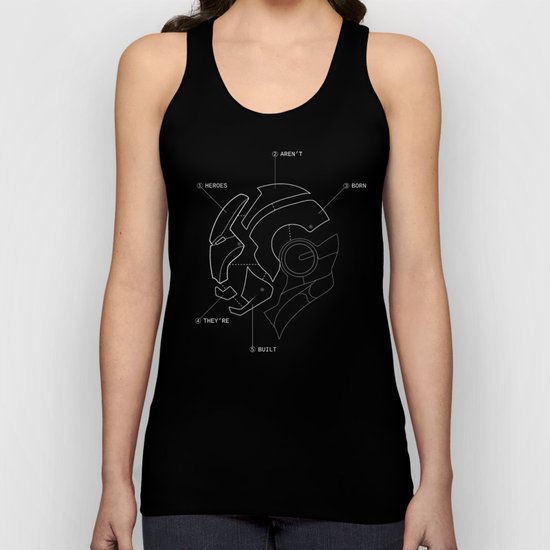 Heroes Are Built Unisex Tank Top