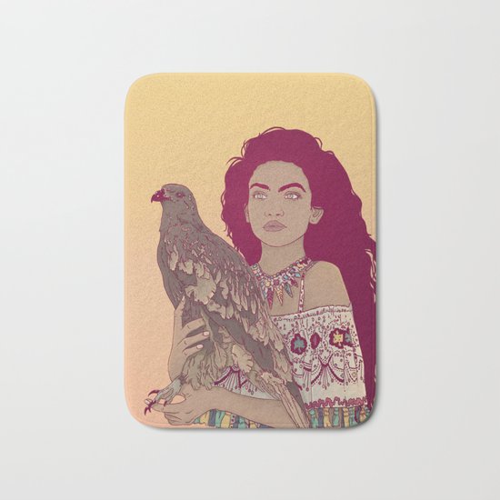 Falcon Lady Bath Mat