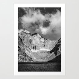 Chasm Lake Storm - Rocky Mountain National Park - Landscape Photography Art Print