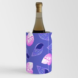 Two purple and pink shell pattern Wine Chiller