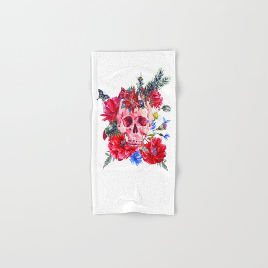 Skull Hand & Bath Towel