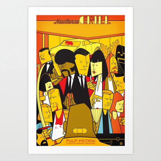 Pulp Fiction Art Print