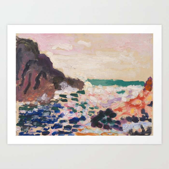 Henri Matisse - Seascape (Beside the Sea) Art Print