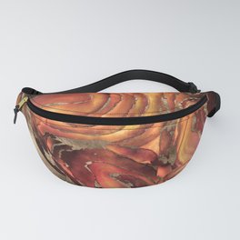 The Fire Cave- Watercolor and gold  Fanny Pack