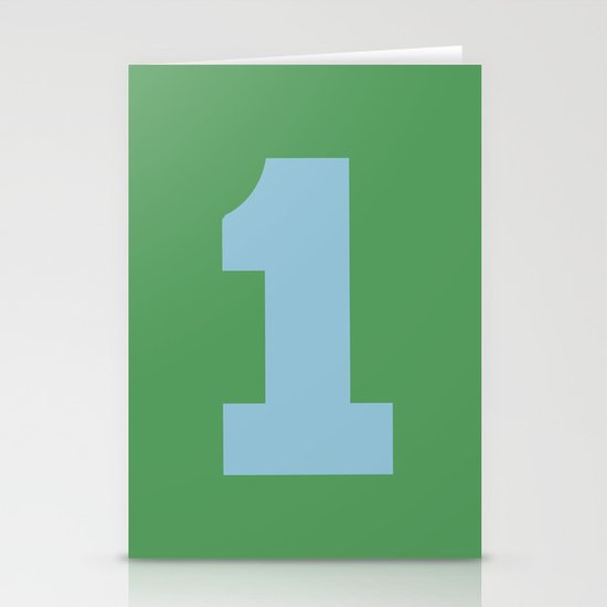Number 1 Stationery Cards