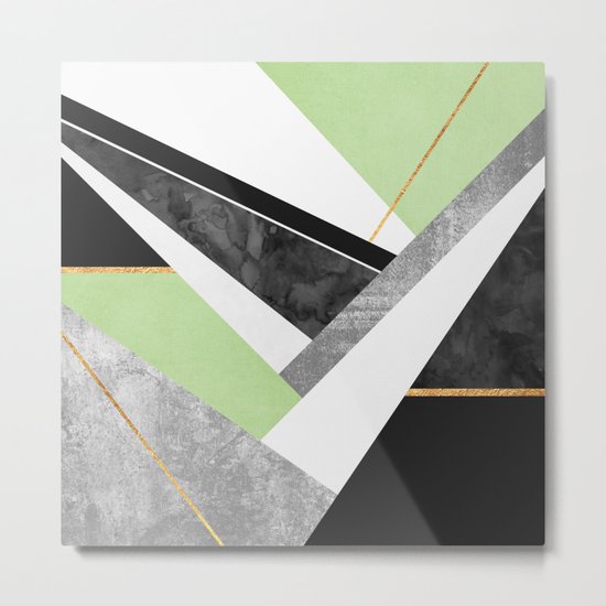 Lines & Layers 1.3 Metal Print